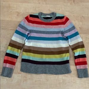 Gap multi colored striped sweater